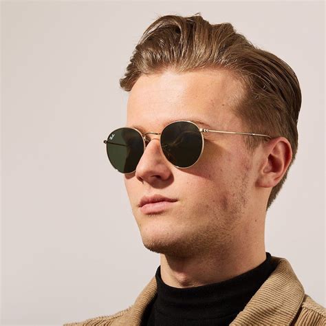 round metal sunglasses men.